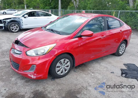 2016 Hyundai Accent Se из США, поврежденный, VIN KMHCT4AE0GU158441